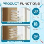 Acrylic Pipette Rack with 4 Compartments - Wall Mounted