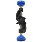4X Rubber-Coated Lab Clamp with 3 Fingers