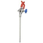 4X Rubber-Coated Lab Clamp with 3 Fingers