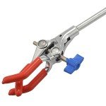4X Rubber-Coated Lab Clamp with 3 Fingers