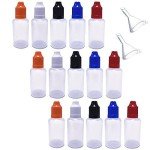 30 Pack 30ml LDPE Dropper Bottles with Funnel