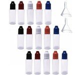 30 Pack 30ml LDPE Dropper Bottles with Funnel