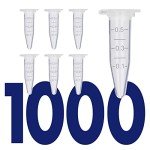Kashi Scientific 0.5mL Microcentrifuge Tubes - 1000 Pack