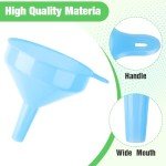 18-Piece Wide Mouth Plastic Funnels Set