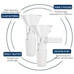 6PCS Heat-Resistant Borosilicate Glass Funnels