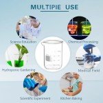 6PCS Heavy Duty 500ml Glass Lab Beakers