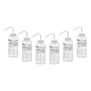 EISCO 6PK 1000ml Chemical Wash Bottles