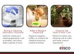 EISCO 6PK 1000ml Chemical Wash Bottles