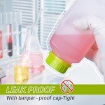 34oz Plastic Lab Reagent Bottles with Caps (2-Pack)