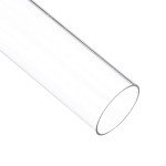 Clear Rigid Polycarbonate Tube - 1.25" ID, 1 Ft