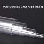 Clear Rigid Polycarbonate Tube - 1.25" ID, 1 Ft