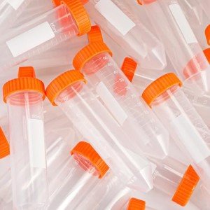 100 Pack Sterile 50ml Conical Centrifuge Tubes