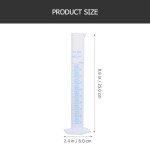 Transparent Plastic Graduated Measuring Cylinder with Pour Spout
