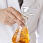 10-Piece Glass Funnel Set with Handle for Labs