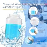 Tatuo 2 Pack 67.6oz Wide Mouth Sample Bottles