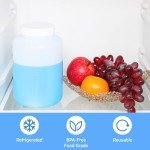 Tatuo 2 Pack 67.6oz Wide Mouth Sample Bottles