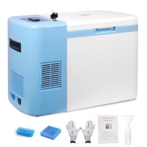 25L Ultra-Low Temperature Cryogenic Freezer with Alarm