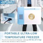 25L Ultra-Low Temperature Cryogenic Freezer with Alarm