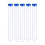 70ml Clear Test Tubes Set with Stoppers (5pcs)