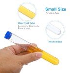 70ml Clear Test Tubes Set with Stoppers (5pcs)