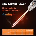 Portable 68W Digital Soldering Iron Kit