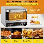 VEVOR 21L Quarter-Size Commercial Convection Oven