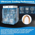 30L -86°C Ultra-Low Temp Lab Freezer with Alarm