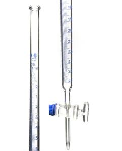 EISCO 25mL Borosilicate Burette with Glass Stopcock