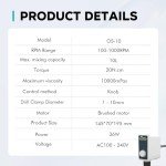 LAB FISH Overhead Stirrer with Stirring Rod