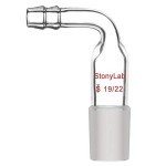 StonyLab Glass Bent Inlet Adapter, 19/22 Joint