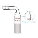 StonyLab Glass Bent Inlet Adapter, 19/22 Joint