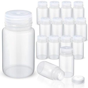 30 Pcs 4 oz Leakproof Plastic Reagent Bottles