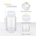 30 Pcs 4 oz Leakproof Plastic Reagent Bottles