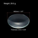 PATIKIL 50mm Watch Glass Beaker Covers – 3 Pack