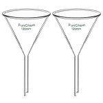 Glass Filter Funnel Set - 120mm Short Stem