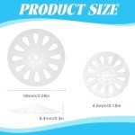 200 Pcs 58MM Polypropylene Washers for Heat Shields