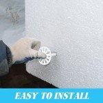 200 Pcs 58MM Polypropylene Washers for Heat Shields