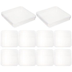 10-Pack Square Petri Dishes with Lids