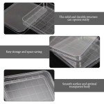 10-Pack Square Petri Dishes with Lids