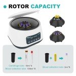 JOANLAB Digital Benchtop Centrifuge Machine 500-4000rpm
