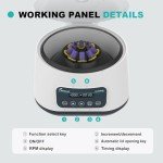 JOANLAB Digital Benchtop Centrifuge Machine 500-4000rpm