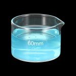 50ml Borosilicate Glass Crystallizing Dishes, 2 Pack