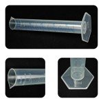 3PCS 50ml Plastic Graduated Measuring Cylinders