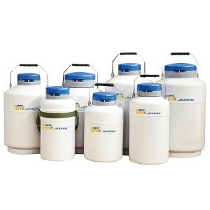 2L Liquid Nitrogen Tank with Lockable Lid