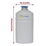 2L Liquid Nitrogen Tank with Lockable Lid