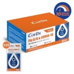CorDx Tyfast Flu A/B & COVID-19 Rapid Test Kit