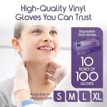 Inspire Stretch Vinyl Exam Gloves - 1000 Count