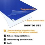 SATECH Blue Adhesive Mat 24" x 36" - Set of 4