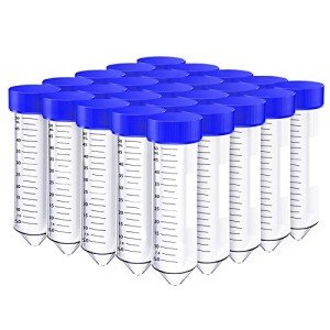 50mL Sterile Centrifuge Tubes - 25 Pack