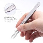 Precision Tweezers Set - 3pcs Stainless Steel